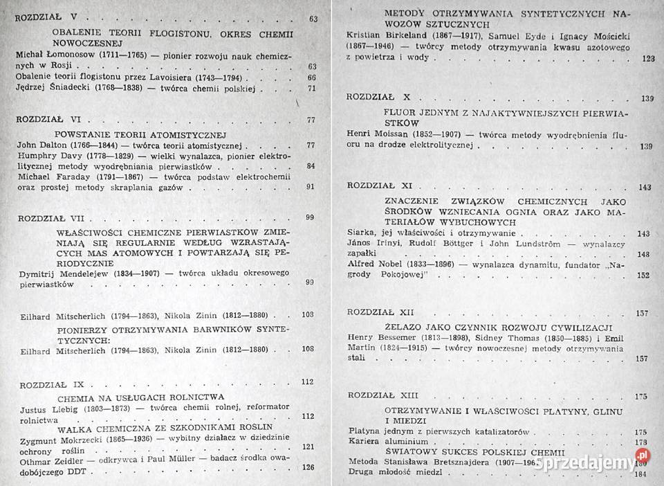 Z historii chemii Jan Sikora Rok wydania 1977 Pozostałe Chełm