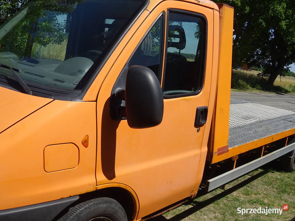 FIAT DUCATO ZDERZAK PRZÓD SILNIK 23 JTD dostawcze łódzkie Wieluń sprzedam
