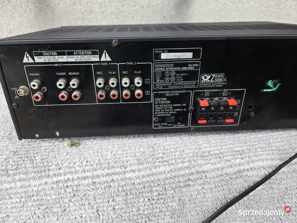 wzmacniacz kenwood ka1030 stereo Chełm Śląski sprzedam