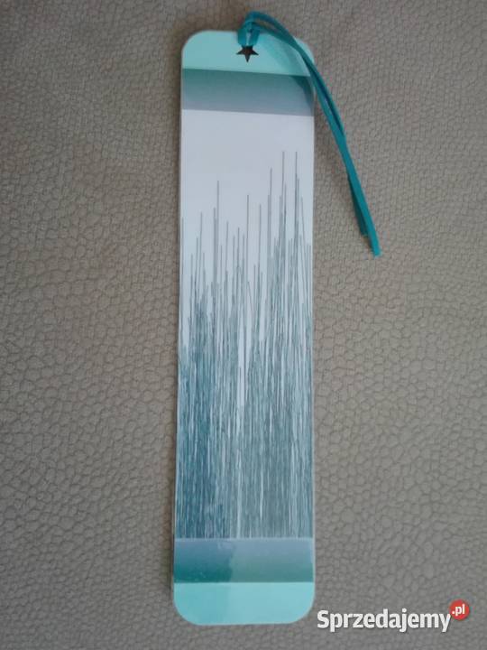 Zakładka do książki z rzemykiem wykonana ręcznie sprzedam