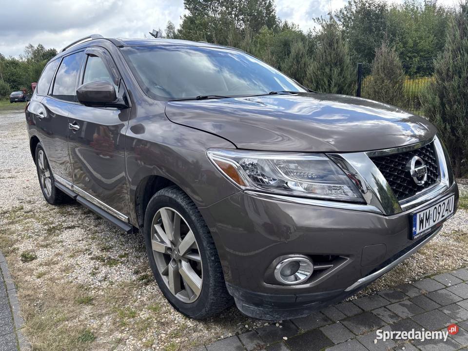 Nissan Pathfinder 2015 DVD 4x4 35 benzyna Sulejówek sprzedam