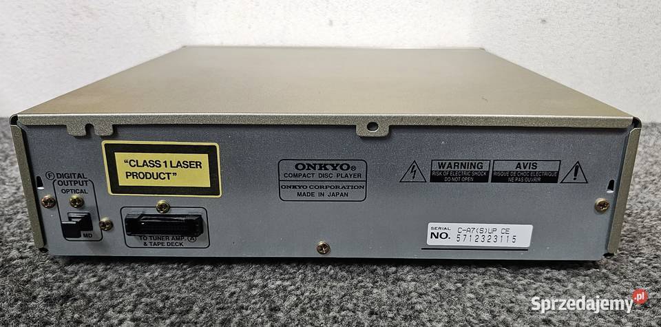 Odtwarzacz CD ONKYO CA7 wysyłka Kraków