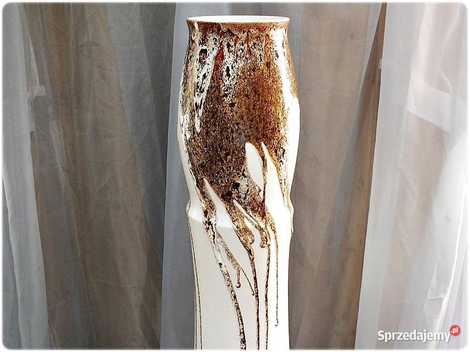 Wysoki Wazon Ditmar Urbach lata 60te XXw lubuskie Żary