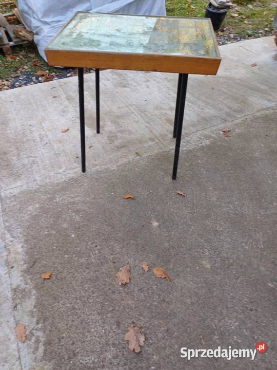 Retro stol 60 lata Czechoslowacja drewniano Lubań