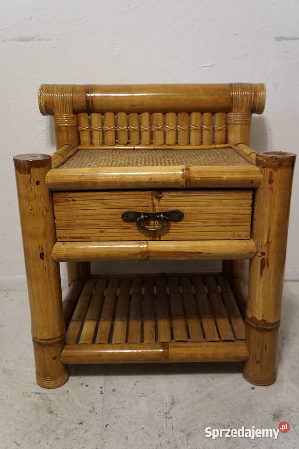 Komoda Orientalna Bambusowa Retro Vintage Design