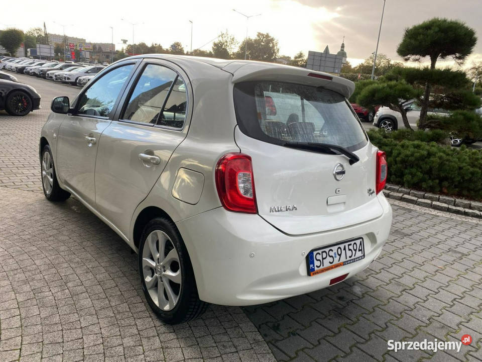 Nissan Micra klimatronic multifunkcja skóra navi biały Żory