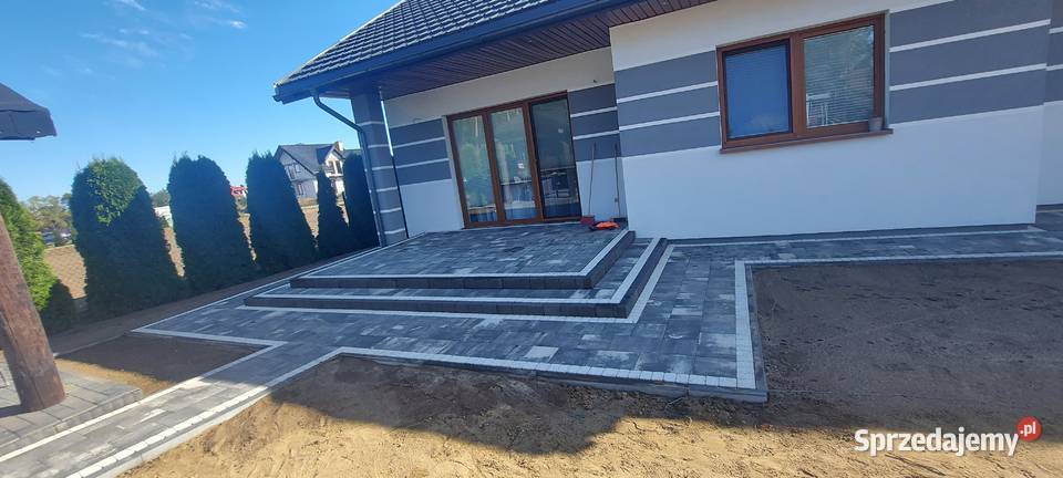 Schody tarasy Brukarstwo Wyszogród