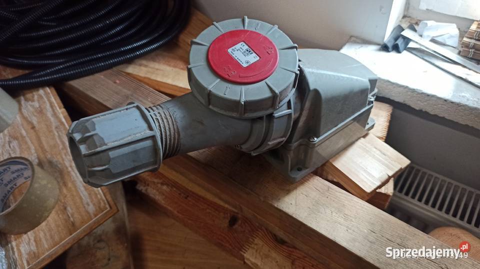 gniazdo wtykowe z wtyczka 5 bolcowe siła 400 Kłodawa