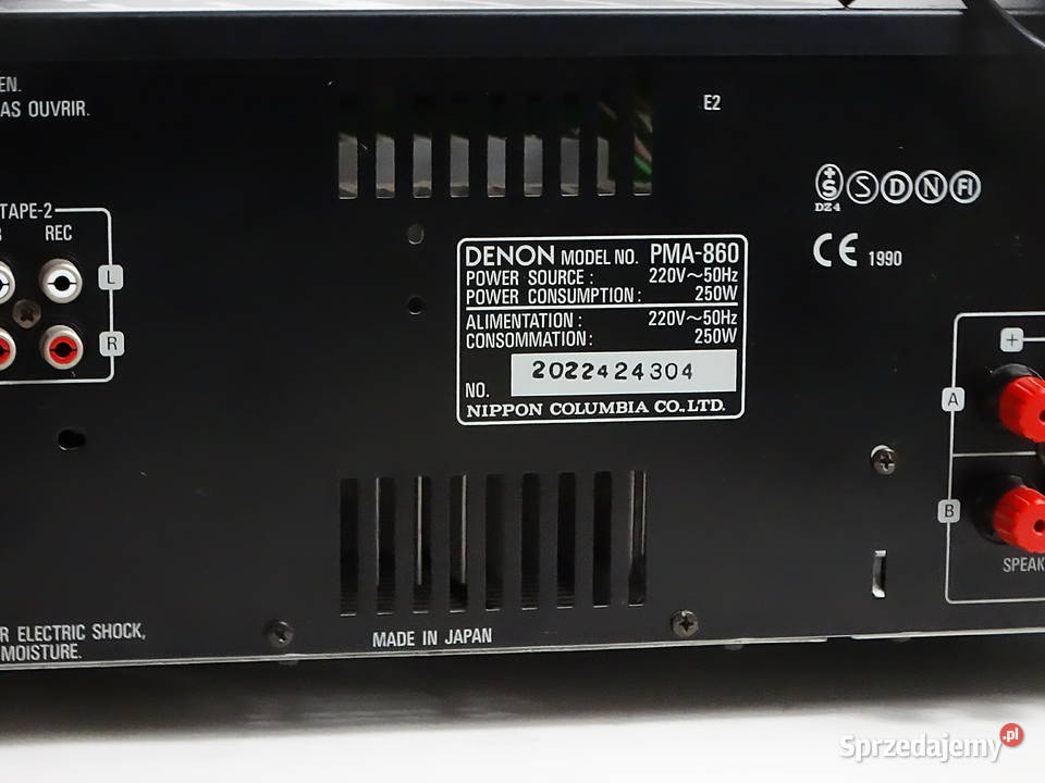 Wzmacniacz Stereo Denon PMA860 Optical Class A