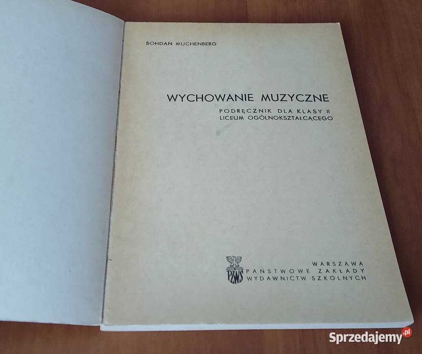 Wychowanie muzyczne podręcznik klasy II 2 liceum sprzedam