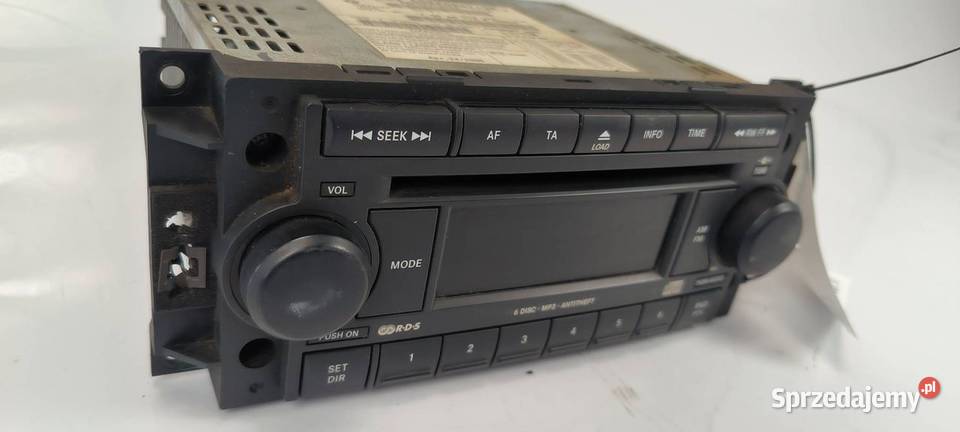 RADIO DODGE DURANGO II P05064362AA Pozostałe Lipno