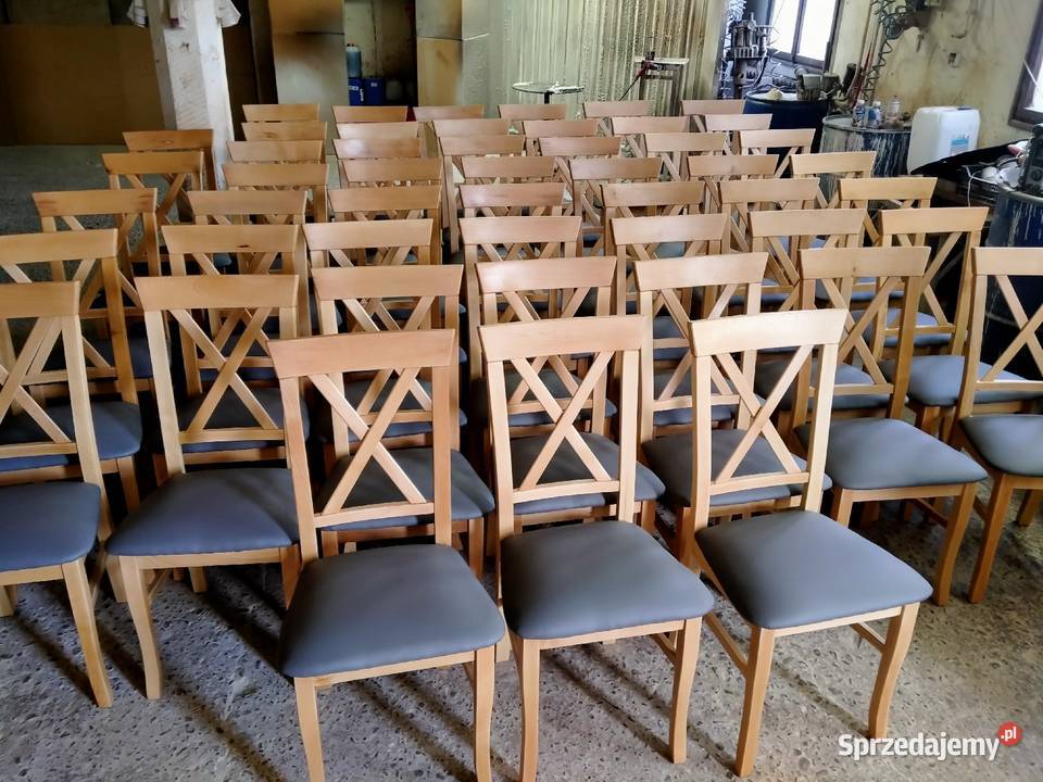 Nowoczesne krzesła bukowe Kozubszczyzna