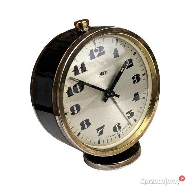 Budzik PRIM mechaniczny zegar Czechosłowacja