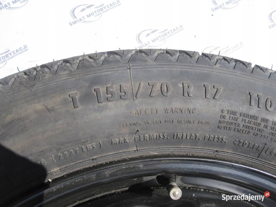 MERCEDES CLC W219 koło dojazdowe 1557017 110M sprzedam