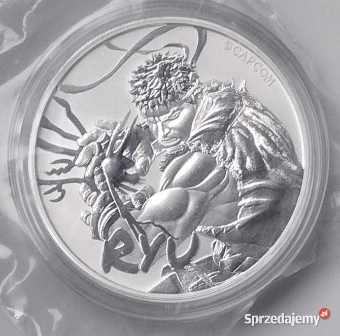 1 dolar 2022r Tuvalu 1oz Ag 999 Street Fighter