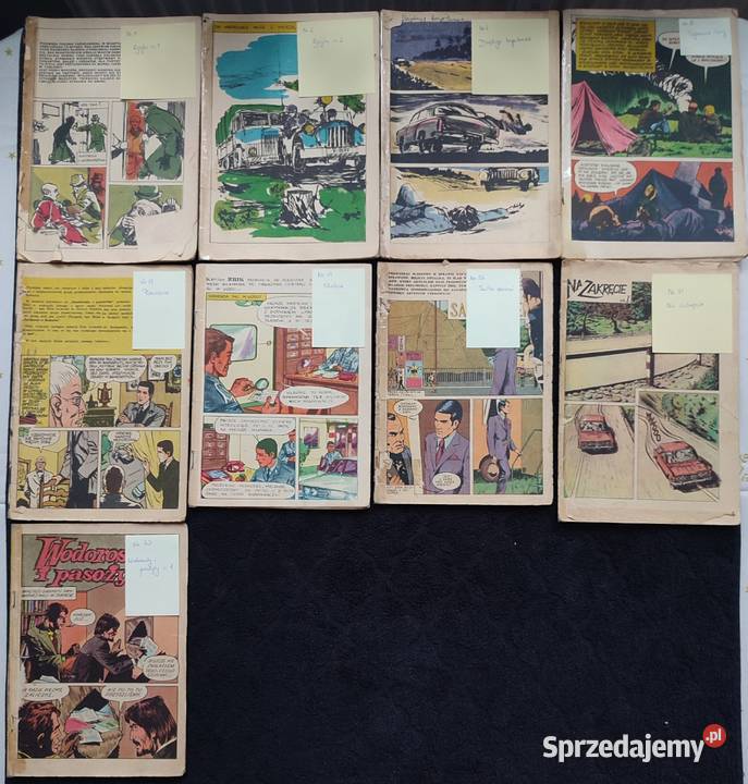 Komiksy Kapitan Żbik wydania I Warszawa