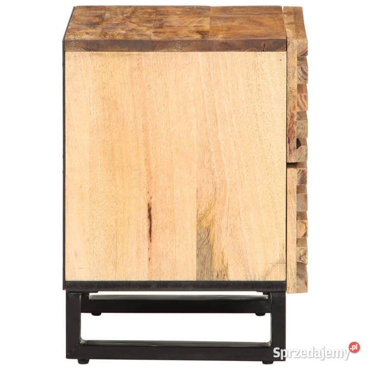 Szafka nocna 40x34x46 lite surowe drewno mango Warszawa