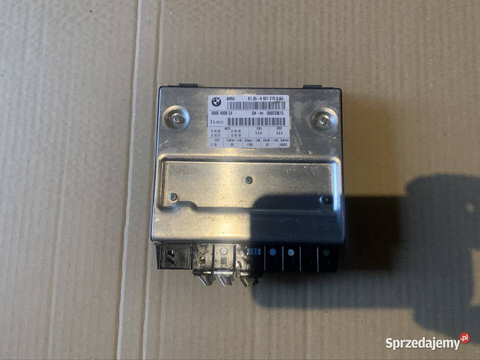 6927270 moduł sterownik fotela lewy prawy bmw 5 Szczecin sprzedam