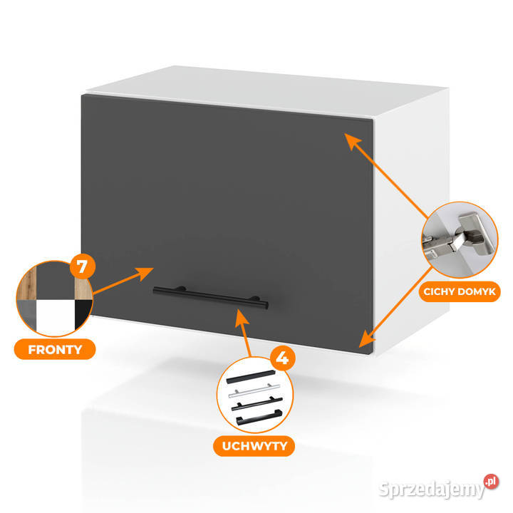 szafka kuchenna wisząca okapowa modułowa z Elbląg