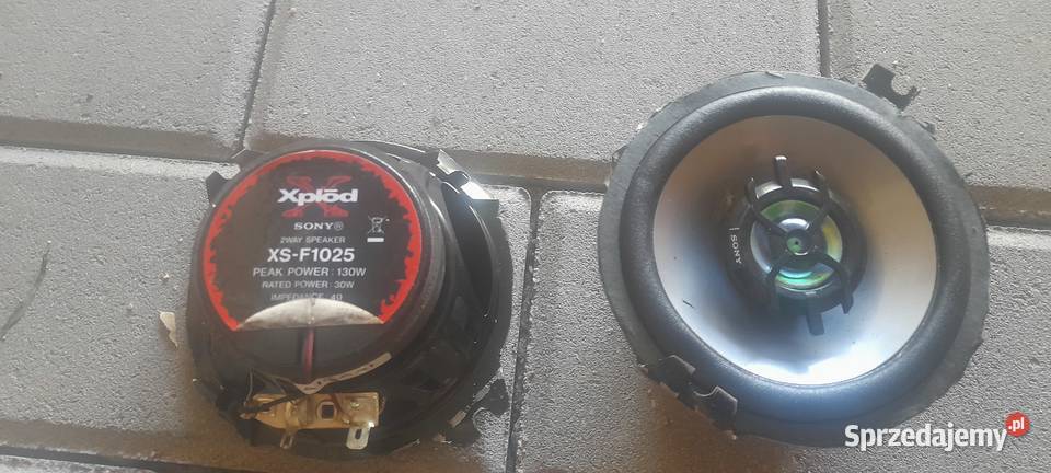 Głośniki sony 100mm 130w dwudrożne Karpacz