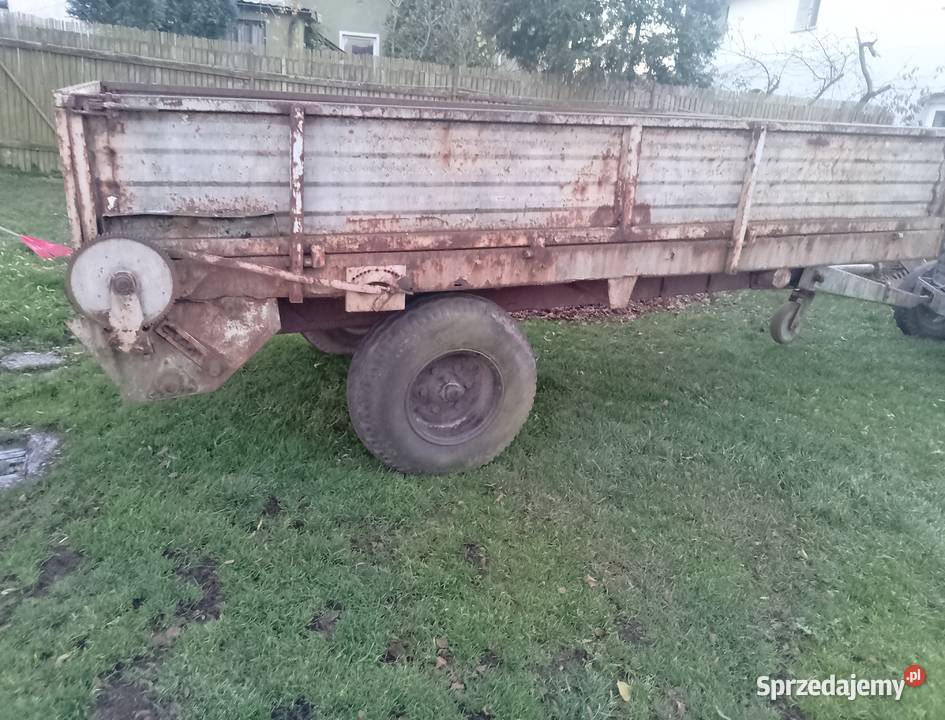 Rozrzutnik Przyczepa 1 osiowy PRZYCZEPA wielkopolskie sprzedam