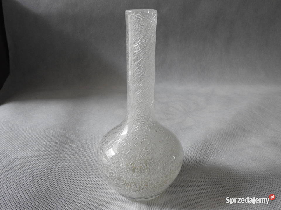 Wazonik ze szkła artystycznego z bąbelkami Inowrocław