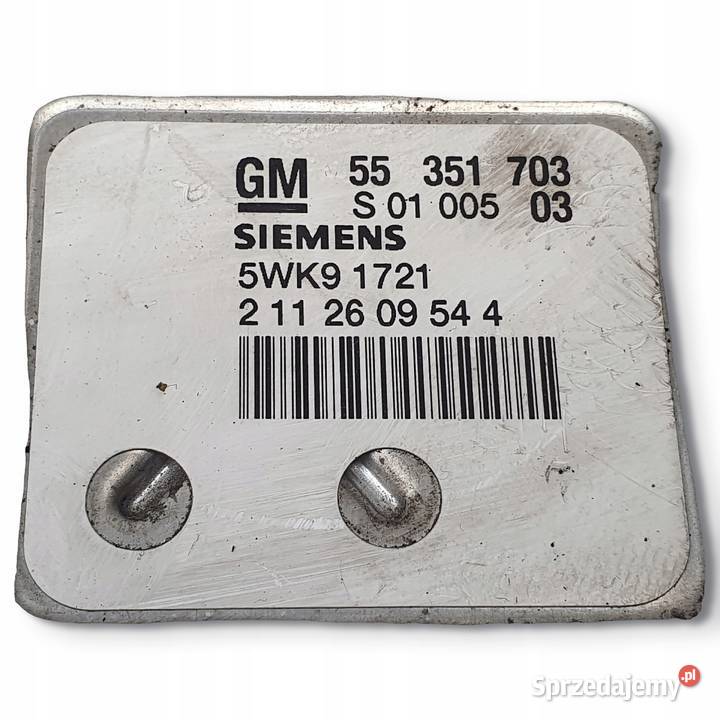 STEROWNIK SILNIKA komputer Opel Zafira A 18 16V lubelskie sprzedam