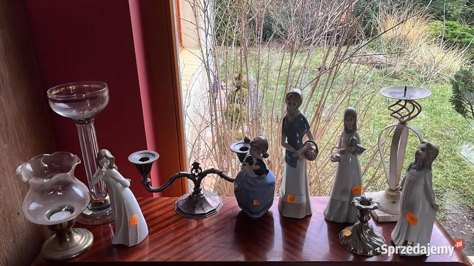 Świecznik plater sygnowany Na 1 świecę