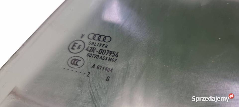 SZYBA DRZWI LEWY TYŁ AUDI A6 C7 kujawsko-pomorskie