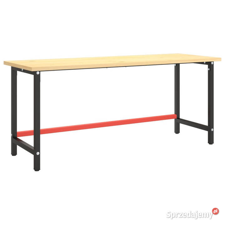 Rama do stołu roboczego czerwonoczarna 180x57x79 sprzedam