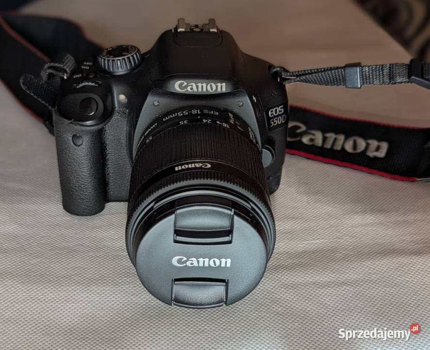 Canon EOS 550D z obiektywem 1855mm IS ładowarka Elektronika Warszawa