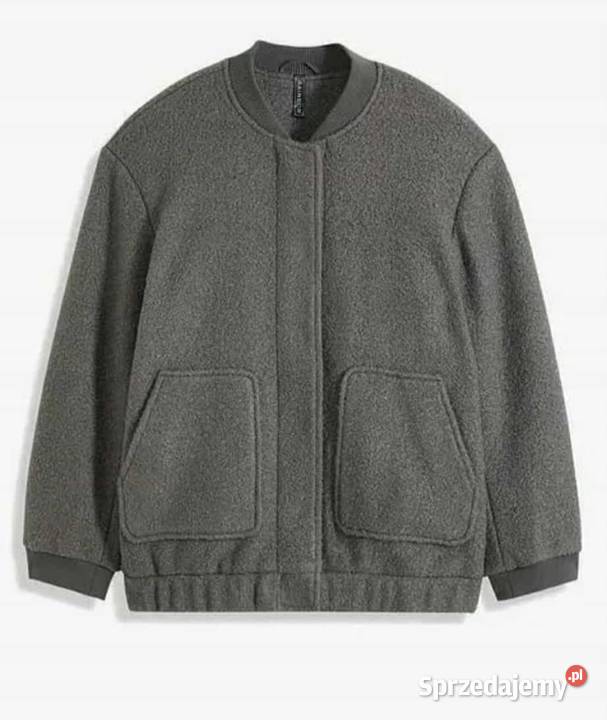 Kurtki damskie bomberki szary/srebrny Dynów