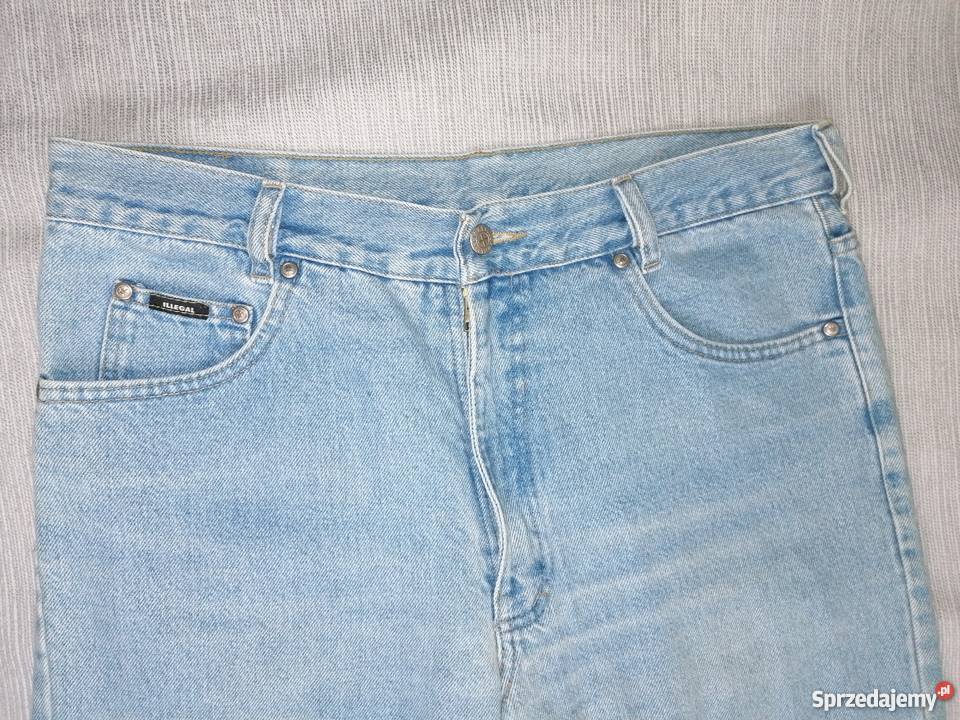 SPODNIE JEANSOWE ILLEGAL R90 Rozmiar 44(XXL) Łódź sprzedam