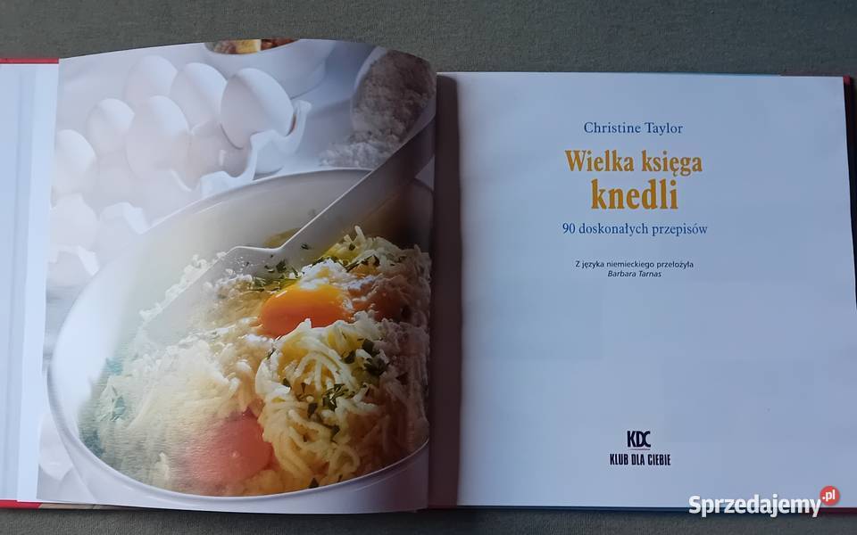 Christine Taylor Wielka księga knedli KDC 2007 r Antykwariat Koźminek