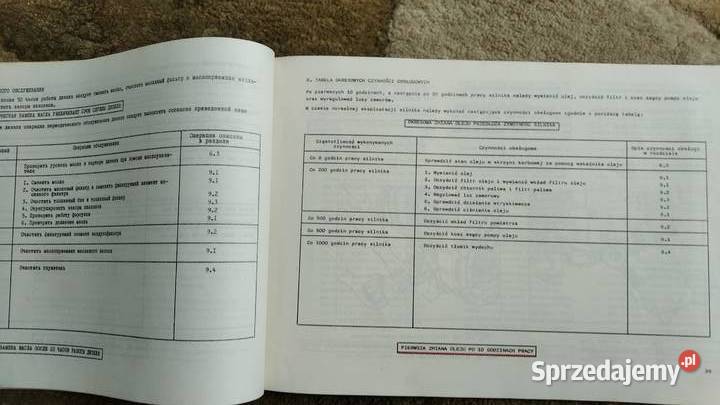 Instrukcja obsługi silnik ANDORIA 1CA90 wydania Lublin