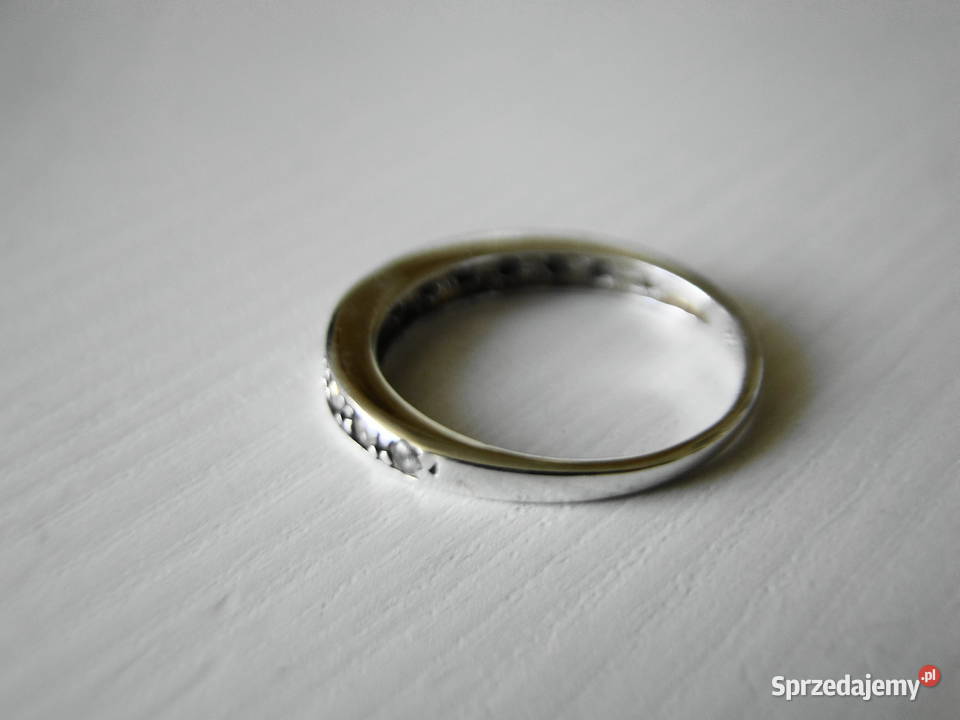 Pierścionek obrączka srebro 925 srebro Pierścionki Warszawa
