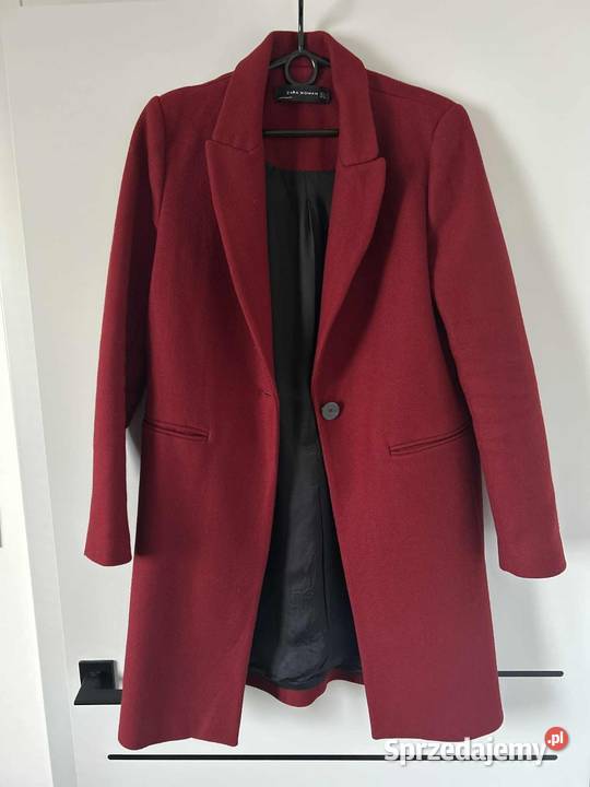 Płaszcz Zara 75 wełna podszewka wiskoza