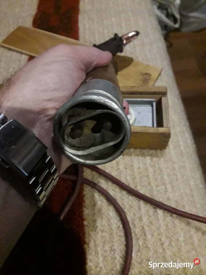 Zabytkowa lutownica kolba PRL sprawna grzałkowa Warszawa