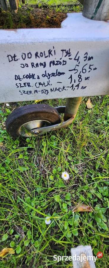 Heku 1400 Oryginalna uchylna przyczepa Barlinek sprzedam