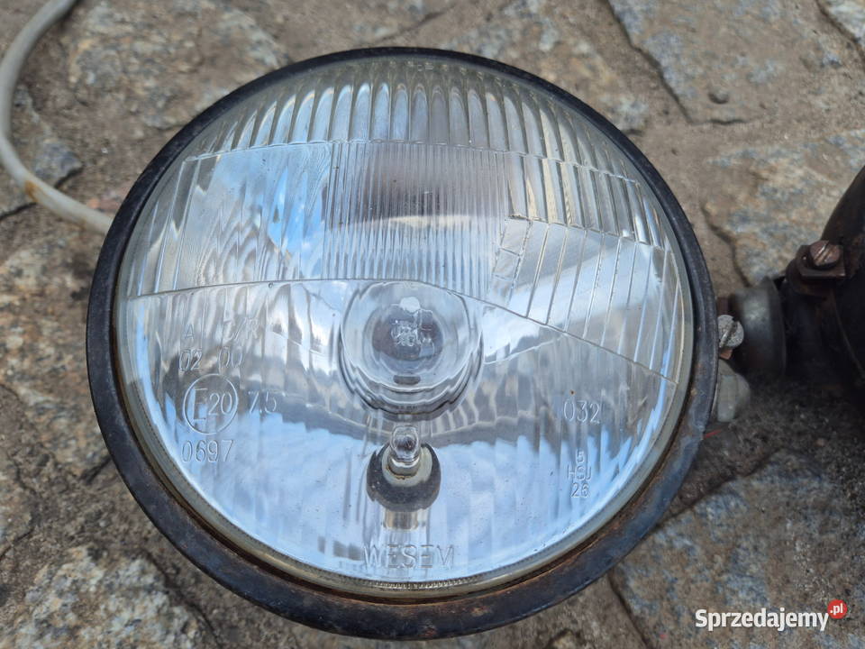 Przednie lampy Ursus C330 metalowe komplet sprzedam