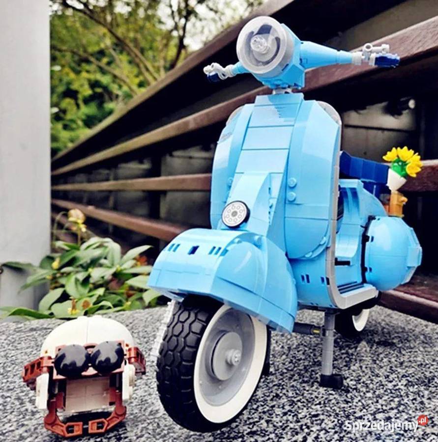 Klocki skuter VESPA 125 Piaggio rzymskie wakacje Pobiedziska