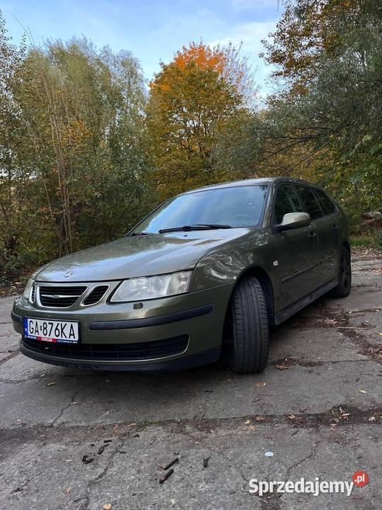 SAAB 93 Kombi 18 benzyna 2005r 90kW centralny zamek Gdańsk