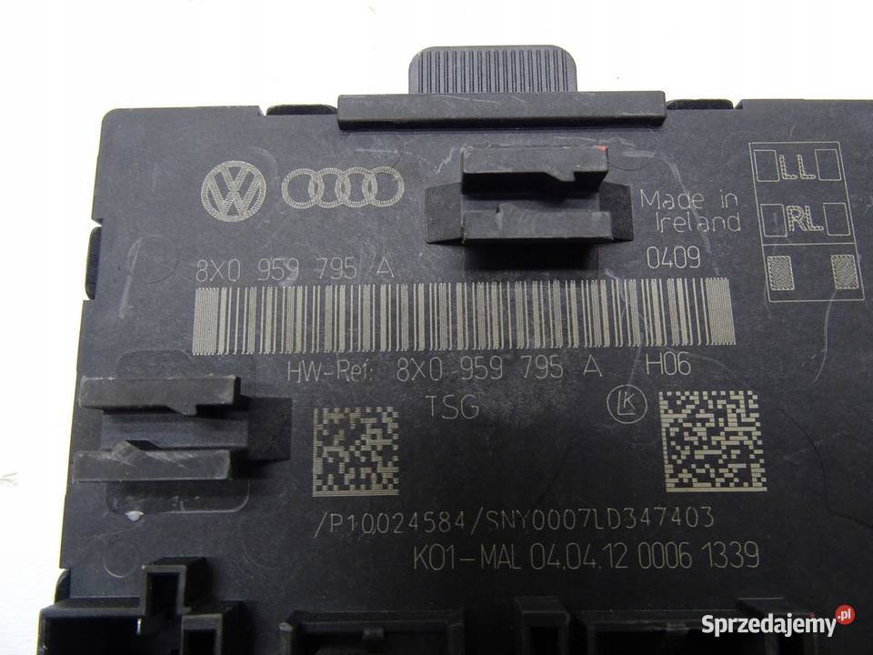 MODUŁ STEROWNIK DRZWI TYŁ TYLNY 8X0959795A AUDI