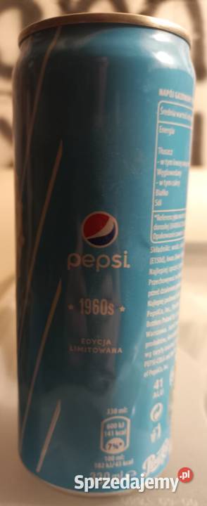 PepsiCola Vintage 1960 330 ml 2018 limit edycja warmińsko-mazurskie