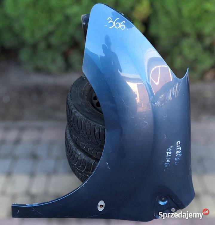 Partner Berlingo 0818 lewy błotnik niebieski kod podkarpackie