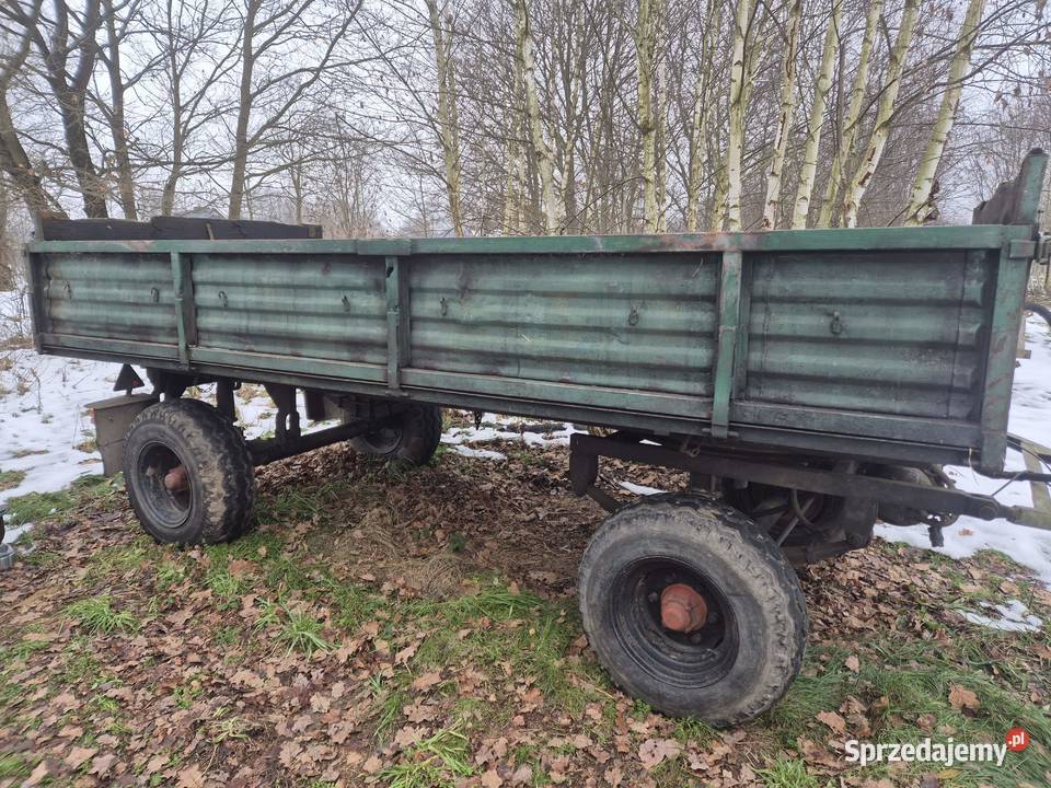 Przyczepa rolnicza D35 kaczka wywrotka dwuosiowa
