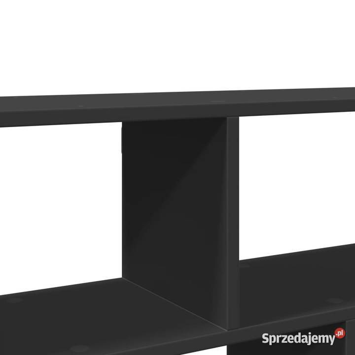 Półka ścienna czarna 100x25x50 materiał Warszawa