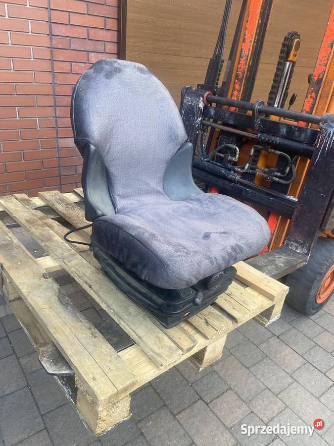 Fotel do ciągnika ładowarki wózka widłowego wielkopolskie Brzeziny