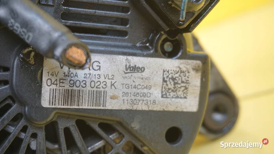 A3 8V LEON GOLF 14 TFSI 15r 122 CXS alternator Suków