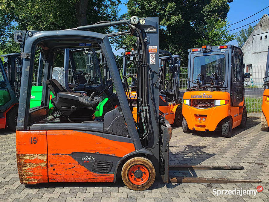 Wózek widłowy elektryczny Linde E1602 16 t hilo